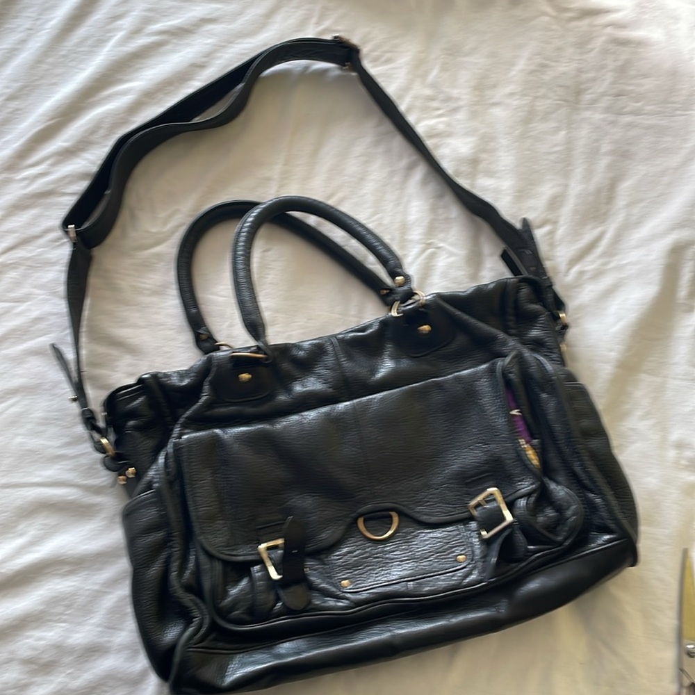 [Hayden Harnett] Black Leather Handbag